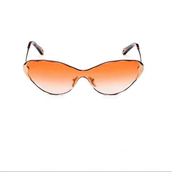 CHLOÉ 60MM Cat Eye Metal Sunglasses Chloe Havana 62mm Acetate Cat-Eye Sunglasses | Neiman Marcus main image 3